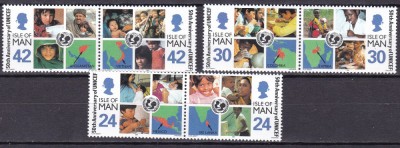 Man 1996 UNICEF MI 695-700 MNH foto