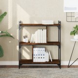VidaXL Bibliotecă cu 3 niveluri, stejar maro 76x32x88 cm lemn compozit