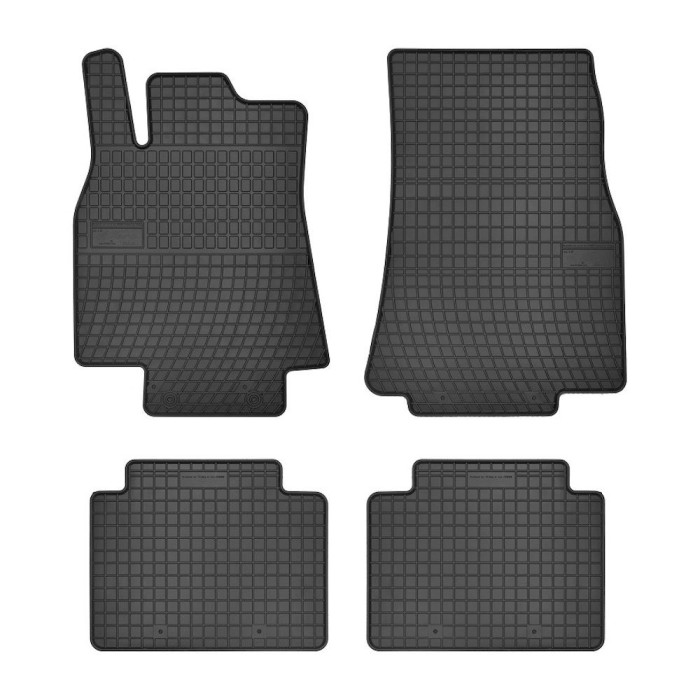 Set covorase auto din cauciuc Mercedes Clasa B T245 2005-2011, presuri BestAutoVest, negre, 4 buc.