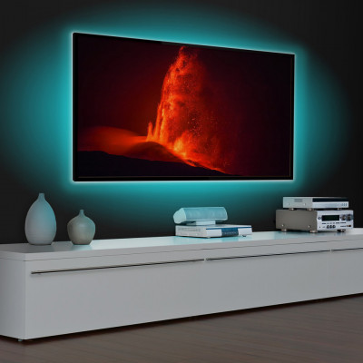 Bandă LED SMART - pentru iluminare ambientală TV, 24&amp;rdquo;-38&amp;rdquo; foto