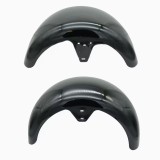 Aripă față și spate Citycoco &ndash; aripi scuter electric Harley &ndash; aparatori negre premium