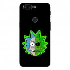 Husa compatibila cu OnePlus 5T Silicon Gel Tpu Model Rick And Morty Alien