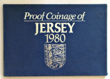 BAILIWIK OF JERSEY SET MONEDE 1980 IN BLISTER ORIGINAL PROOF ANGLIA, Europa