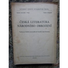 Česk&aacute; literatura n&aacute;rodn&iacute;ho obrozen&iacute; - IN LIMBA CEHA