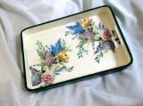 tava lemn decorata cu flori 46721