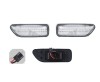 Set lampa semnalizare laterala Volvo S60, 2000-2010; S80, 1998-2006; V70, 2000-2007; XC70, 2000-2007; XC90, 2002-2015, LED; transparent; Tuning,