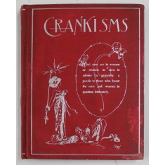 CRANKISMS by LISLE DE VAUX , pictured by GARE VICTOR , 1901, COOPERTA CU PETE SI URME DE UZURA