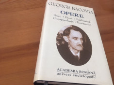 GEORGE BACOVIA, OPERE. ACADEMIA ROMANA( OPERE FUNDAMENTALE) 2001 EDITIE DE LUX foto