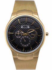Ceas Barbatesc Matteo Ferari Gold Black Elegant II foto
