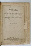 BIBLIA SAU SFANTA SCRIPTURA A VECHIULUI SI NOULUI TESTAMENT , CU TRMETERI , SOCIETATEA BIBLICA PENTRU RASPANDIREA BIBLIEI IN ANGLIA SI STRAINATATE , 1
