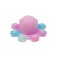 Jucarie antistres pop it now and flip it, 20x10 cm, caracatita reversibila, multicolor