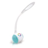 Lampa de birou, Platinet, 2 in 1, 2400 mAh, Alb