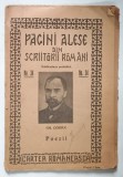 PAGINI ALESE DIN SCRIITORI ROMANI , PUBLICATIUNE PERIODICA , GH. COSBUC , POEZII , NUMARUL 34 *EDITIE INTERBELICA