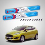 Cumpara ieftin Ștergătoare Ford Fiesta Gen VI Facelift Hatchback 2012-prezent | Set Față Flat Premium &ndash; TeamCar&reg;