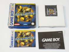 Joc Nintendo Gameboy Color GBC - ASTEROIDS - complet la cutie foto