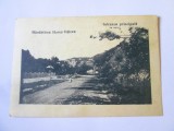 Carte postala Manastirea Horez (Valcea):Intrarea principala,cu stampila rara din anii 20