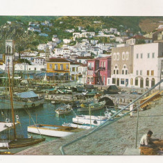 FA54-Carte Postala- GRECIA - Hydra, Town and Harbour, necirculata 1972