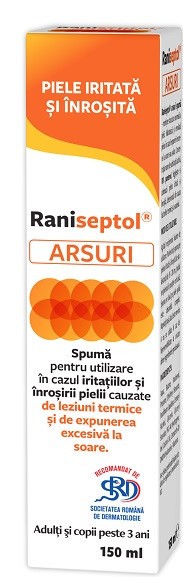 RANISEPTOL SPRAY ARSURI SPUMA 150ML
