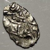 Rusia Țarista 1 kopeick /copeica 1700 argint Petru l cel Mare