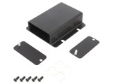 Carcasă Panou Lame Fixare 54x80mm Negru