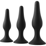 Dream Toys Fantasstic Anal Training Kit set de butt plug-uri black