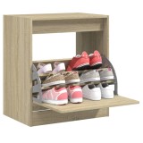 vidaXL Pantofar Stejar Sonoma 60x42x69 cm Lemn Compozit Maro Dulap Suport Pantofi Hol