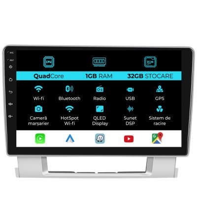 Navigatie Dedicata Opel Astra J (2010 - 2015), 9Inch, 1Gb Ram, 32Gb Stocare, Carplay foto