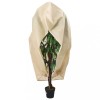 VidaXL Protecție de fleece plante cu fermoar, 2 buc, 70 g/m&sup2;, 1x1,55 m 364876