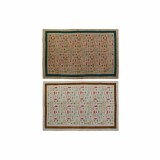Covor DKD Home Decor 160 x 230 x 0,4 cm Poliester Alb Ikat Boho (2 Unități)