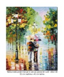 Cumpara ieftin Tablou pictat manual, Noi doi in aventura vietii, 50x40cm ulei panza in cutit efect 3D