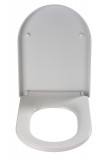Capac de toaleta cu sistem automat de coborare, Wenko, Premium Palma, 34.5 x 45.5 cm, duroplast