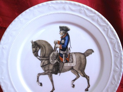 FARFURIE DECORATIVA PORTELAN KPM BAVARIA 20 CM foto