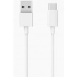 Cablu date si incarcare USB - USB-C, 6A, alb, 3 metri