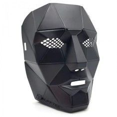 Masca Personaj Squid Game, Neagra, din Plastic, Front Men, Pentru Carnaval