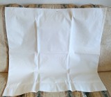 Fata de perna, Vintage din bumbac cu broderie
