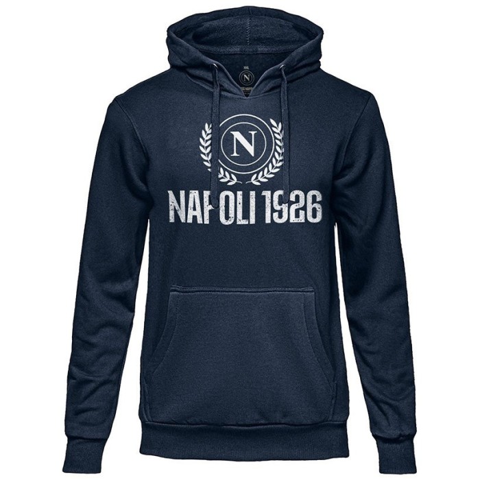 SSC Napoli hanorac de bărbați cu glugă Crest navy - L