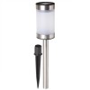 Stick Solar LED RGB 41cm, Crom, Diametru 6cm, Gradina, Lampa Solara, Home