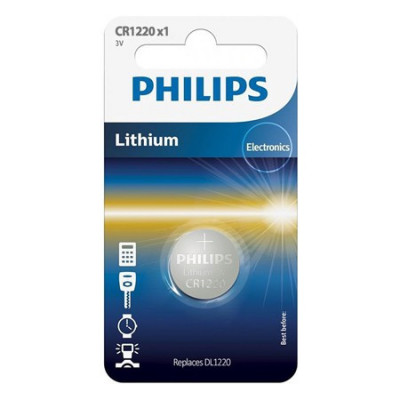 BATERIE LITHIUM CR1220 BLISTER 1 BUC PHILIPS EuroGoods Quality foto