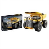 Set cuburi constructie Camion santier 372 piese