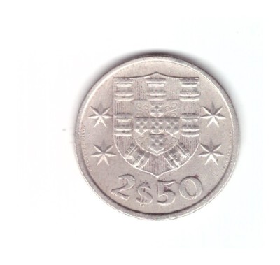 Moneda Portugalia 2.5 escudos 1984, stare foarte buna, curata foto