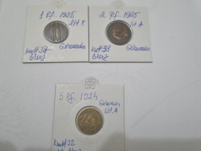 monede germania 3v.1924-5 foto