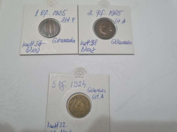 monede germania 3v.1924-5