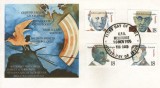 Australia 1976 - personalitati, serie pe FDC
