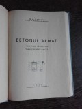 BETON ARMAT, NORME DE PROIECTARE, TABELE PENTRU CALCUL - M.D. HANGAN