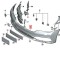 Bara fata Bmw Seria 7 (G11/G12), 07.2015-, cu locas pt spalator si asistenta la parcare; grunduit, Aftermarket