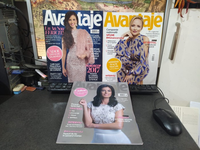 Avantaje, 4 reviste oct. 2005, ian. 2017, iul. și sep. 2018 Cătălin Botezatu 201