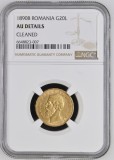 Cumpara ieftin Moneda AUR 20 lei 1890, Carol I, Romania, piesa rara de colectie, certificata