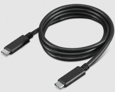 Cablu alimentare si date Lenovo, USB-C la USB-C, 1m, Negru NewTechnology Media foto