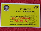 Invitatie meci fotbal RAPID BUCURESTI - STEAUA BUCURESTI (18.04.2010)