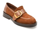 Mocasini EPICA maro, 6121006, din piele intoarsa